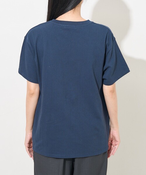 STONE  ネイビー Tシャツ セール】ラインストーン ハートTシャツ（Tシャツ/カットソー