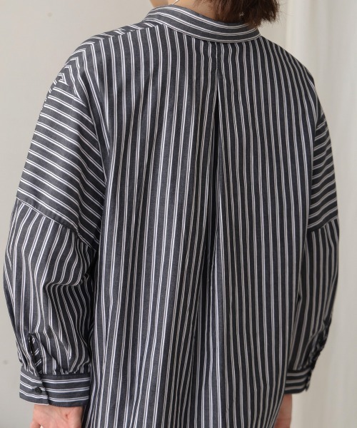 【セール】ストライプチュールフリルシャツ（Tシャツ/カットソー）｜Bou Jeloud（ブージュルード）