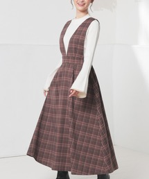 Honeys | Ｖネックジャンスカ(ジャンパースカート)