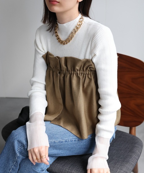 model：162cm 着用サイズ：F