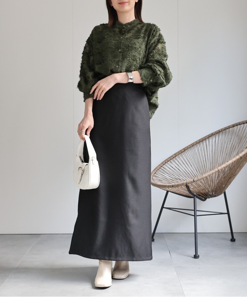 model：162cm 着用サイズ：F