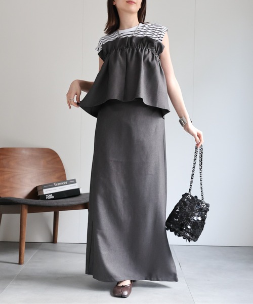 model：162cm 着用サイズ：F