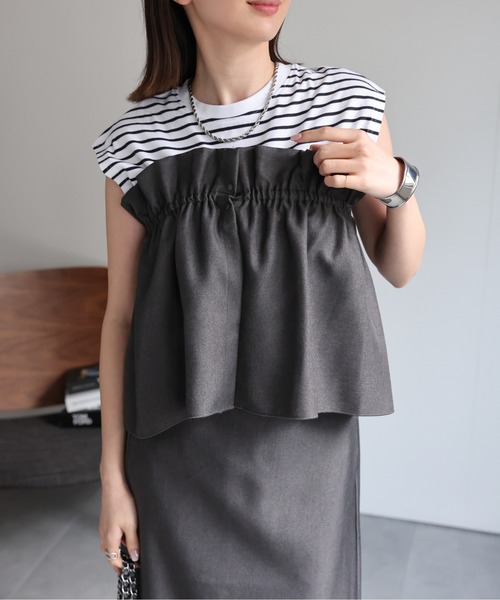 model：162cm 着用サイズ：F