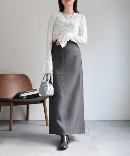 model：162cm 着用サイズ：F