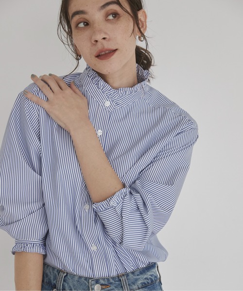 アンジーページ フリルカラーシャツ（シャツ/ブラウス）｜ANGIE（アンジー）の