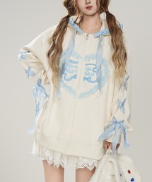 みふた【711】ファスナーパーカー【712】【713】縫いリボンチュニック みふた【711】ファスナーパーカー【712】【713】縫いリボンチュニック