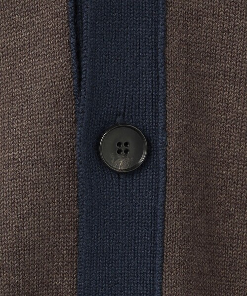 BEAUTY&YOUTH UNITED ARROWS(ビューティーアンドユースユナイテッドアローズ)の「メランジ トリム Vネック カーディガン ‐ウォッシャブル‐(カーディガン/ボレロ・メンズ・ダークグレー/ダークブラウン・L/M/S/XL)」の22枚目の写真