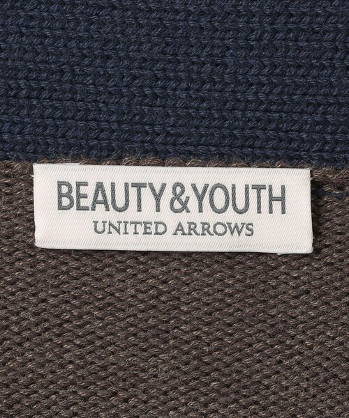 BEAUTY&YOUTH UNITED ARROWS(ビューティーアンドユースユナイテッドアローズ)の「メランジ トリム Vネック カーディガン ‐ウォッシャブル‐(カーディガン/ボレロ・メンズ・ダークグレー/ダークブラウン・L/M/S/XL)」の18枚目の写真