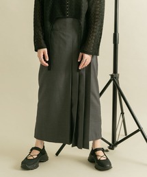 KBF | ラップライクプリーツスカート(スカート)