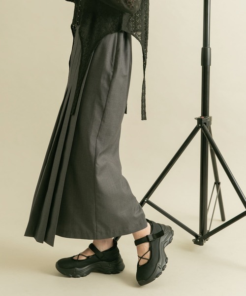 セール】ラップライクプリーツスカート（スカート）｜KBF