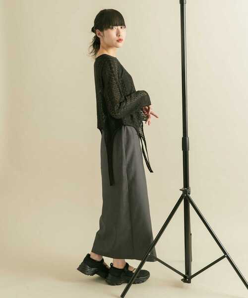 セール】ラップライクプリーツスカート（スカート）｜KBF