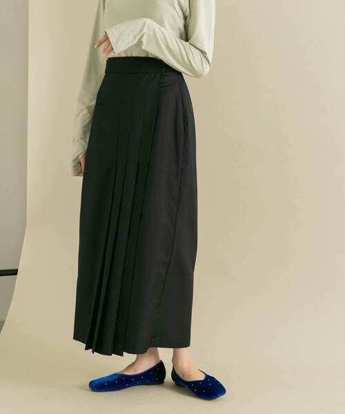 セール】ラップライクプリーツスカート（スカート）｜KBF