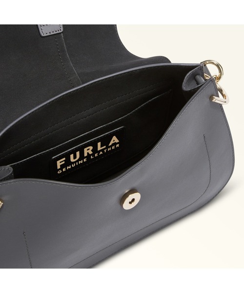 FURLA(フルラ)の「FURLA FLOW M TOP HANDLE(ハンドバッグ・レディース・ダークグレー・ONE SIZE)」の4枚目の写真