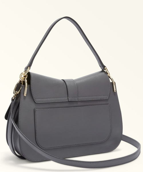FURLA(フルラ)の「FURLA FLOW M TOP HANDLE(ハンドバッグ・レディース・ダークグレー・ONE SIZE)」の6枚目の写真