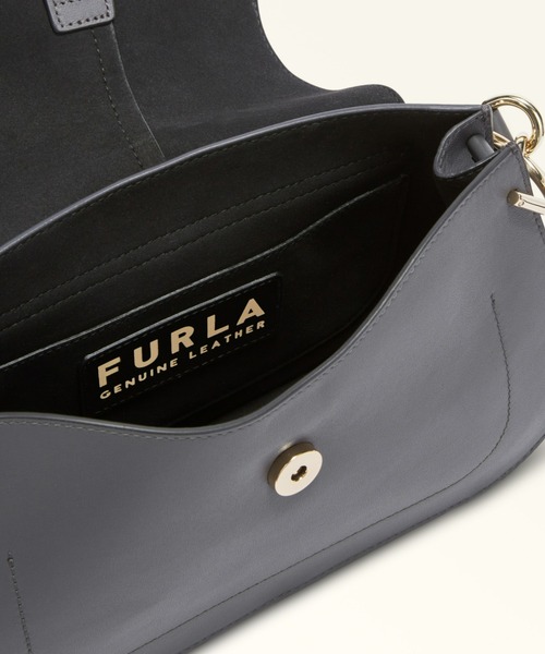 FURLA(フルラ)の「FURLA FLOW M TOP HANDLE(ハンドバッグ・レディース・ダークグレー・ONE SIZE)」の7枚目の写真
