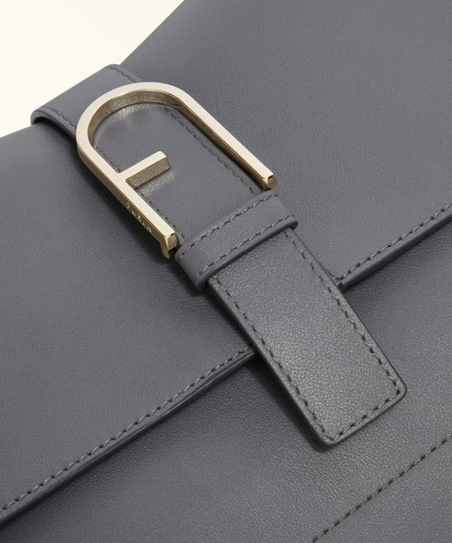 FURLA(フルラ)の「FURLA FLOW M TOP HANDLE(ハンドバッグ・レディース・ダークグレー・ONE SIZE)」の8枚目の写真