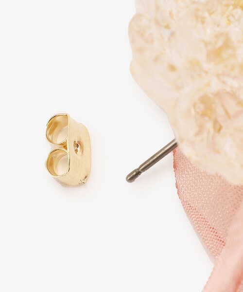 Afternoon Tea（アフタヌーンティー）の「フラワーピアス（ピアス（両耳用）・レディース・ピンク/ブルー・ONE SIZE）」の4枚目の写真