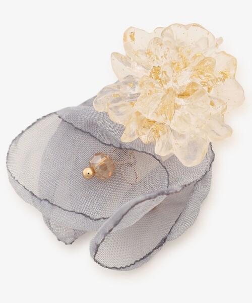 Afternoon Tea（アフタヌーンティー）の「フラワーピアス（ピアス（両耳用）・レディース・ピンク/ブルー・ONE SIZE）」の5枚目の写真