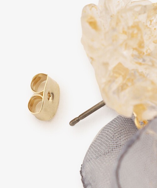 Afternoon Tea（アフタヌーンティー）の「フラワーピアス（ピアス（両耳用）・レディース・ピンク/ブルー・ONE SIZE）」の6枚目の写真