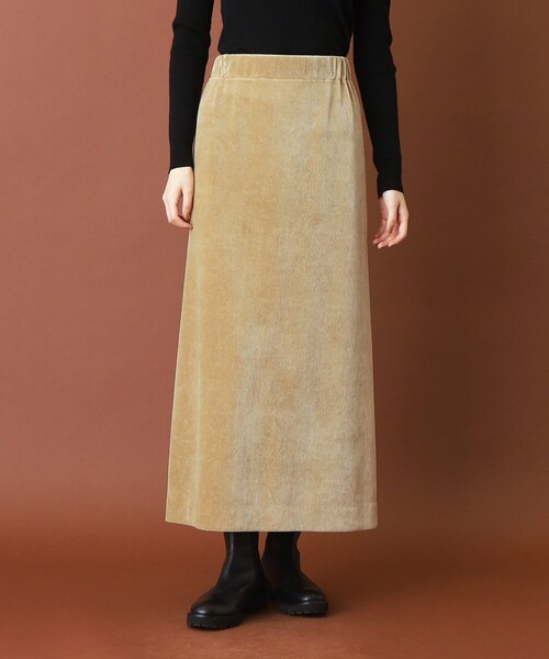 DRESSTERIOR（ドレステリア）の「コーデュロイイージースカート（スカート・レディース・ブラック/レッド系/ベージュ・34/36/38/40）」の3枚目の写真