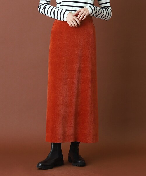 DRESSTERIOR（ドレステリア）の「コーデュロイイージースカート（スカート・レディース・ブラック/レッド系/ベージュ・34/36/38/40）」の8枚目の写真