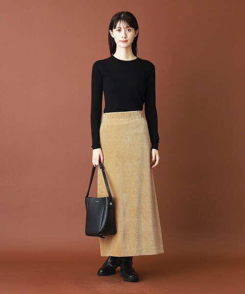 DRESSTERIOR（ドレステリア）の「コーデュロイイージースカート（スカート・レディース・ブラック/レッド系/ベージュ・34/36/38/40）」の13枚目の写真