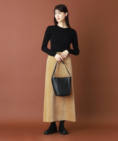 DRESSTERIOR（ドレステリア）の「コーデュロイイージースカート（スカート・レディース・ブラック/レッド系/ベージュ・34/36/38/40）」の14枚目の写真