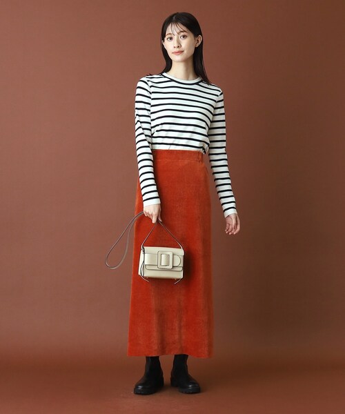 DRESSTERIOR（ドレステリア）の「コーデュロイイージースカート（スカート・レディース・ブラック/レッド系/ベージュ・34/36/38/40）」の16枚目の写真