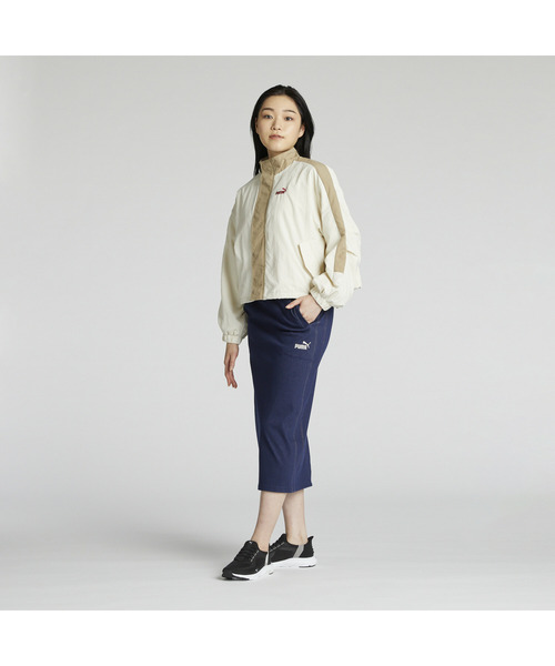 PUMA（プーマ）の「PUMA プーマ ウィメンズ CORE HERITAGE ウーブン トラックジャケット CORE HERITAGE（ブルゾン・レディース・ブラック/オフホワイト・SMALL/X-LARGE/MEDIUM/LARGE）」の8枚目の写真