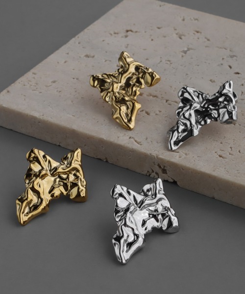 abaskdesign(アバスクデザイン)の「金属アレルギー対応 ニュアンスプレートメタルステンレスピアス(ピアス(両耳用)・レディース・ゴールド/シルバー・FREE)」の20枚目の写真