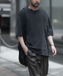 ATTACHMENT | 80/2 ピマコットンジャージー オーバーサイズド レイヤードS/S/ TEE / 80/2 PIMA CO JERSEY OVERSIZED LAYERED S/S TEE(Tシャツ/カットソー)