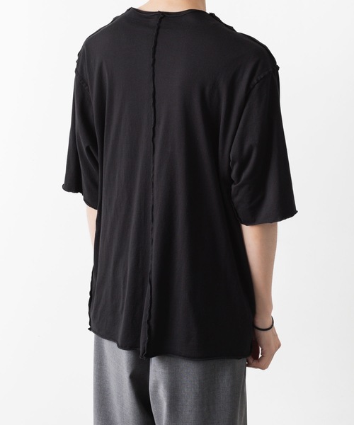 80/2 ピマコットンジャージー オーバーサイズド レイヤードS/S
