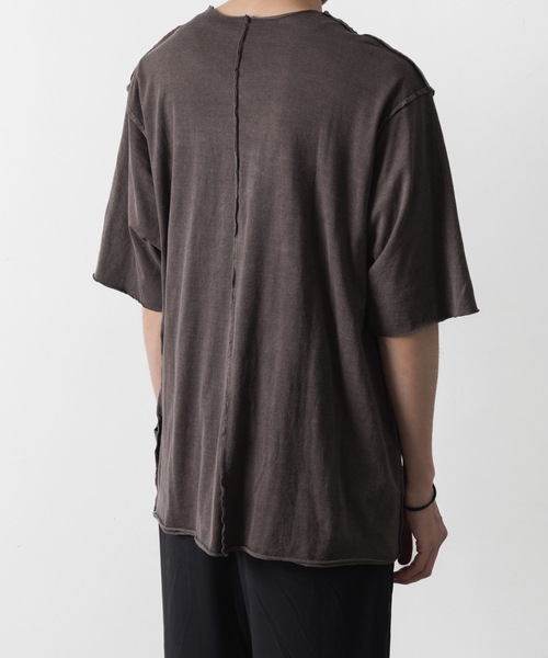 tシャツ 「2枚セット」手洗い可 / 2ピースレイヤードプルオーバー レディース セール】〈手洗い可能〉ジョーゼット ショート スリーブ プル