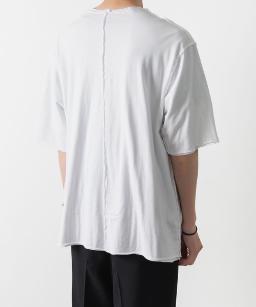 80/2 ピマコットンジャージー オーバーサイズド レイヤードS/S