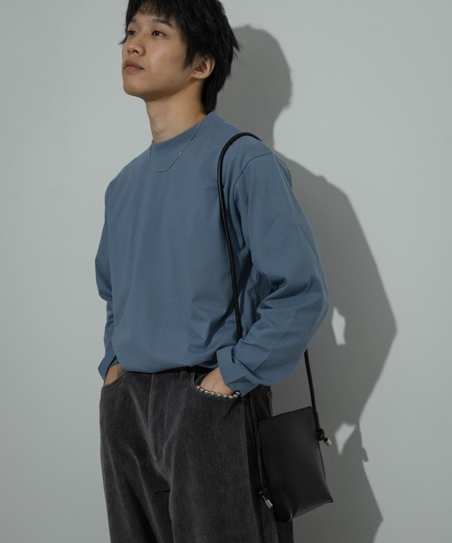 SENSE OF PLACE by URBAN RESEARCH（センスオブプレイスバイアーバンリサーチ）の「standard ロングスリーブカットソー（Tシャツ/カットソー・メンズ・ホワイト/イエロー/ブルー・MEDIUM/LARGE）」の3枚目の写真