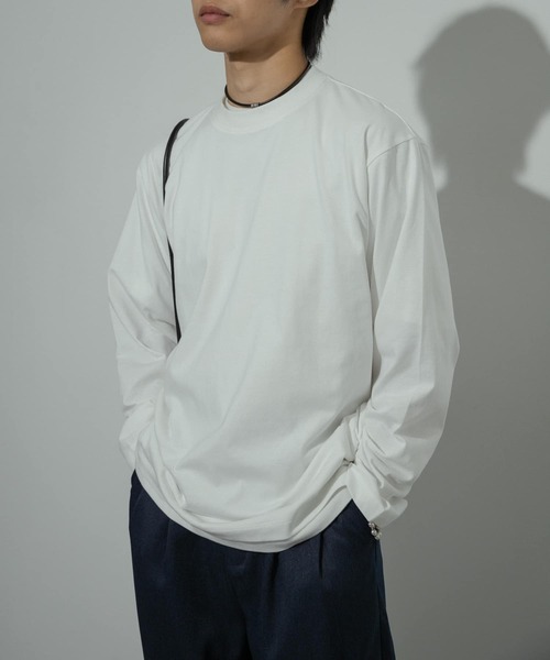 SENSE OF PLACE by URBAN RESEARCH（センスオブプレイスバイアーバンリサーチ）の「standard ロングスリーブカットソー（Tシャツ/カットソー・メンズ・ホワイト/イエロー/ブルー・MEDIUM/LARGE）」の8枚目の写真