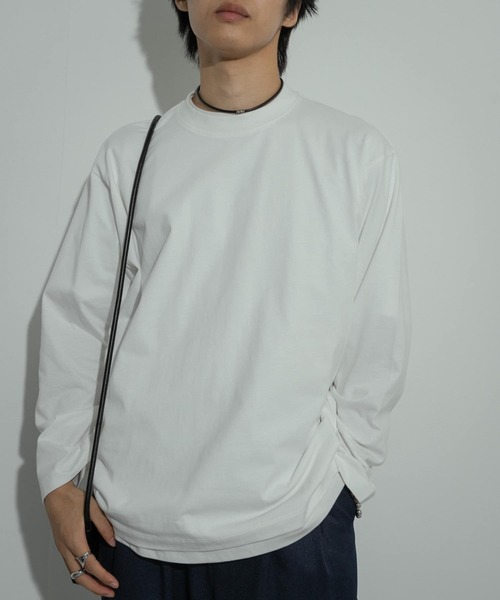 SENSE OF PLACE by URBAN RESEARCH（センスオブプレイスバイアーバンリサーチ）の「standard ロングスリーブカットソー（Tシャツ/カットソー・メンズ・ホワイト/イエロー/ブルー・MEDIUM/LARGE）」の9枚目の写真