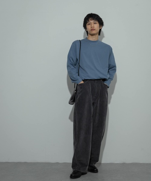 SENSE OF PLACE by URBAN RESEARCH（センスオブプレイスバイアーバンリサーチ）の「standard ロングスリーブカットソー（Tシャツ/カットソー・メンズ・ホワイト/イエロー/ブルー・MEDIUM/LARGE）」の16枚目の写真