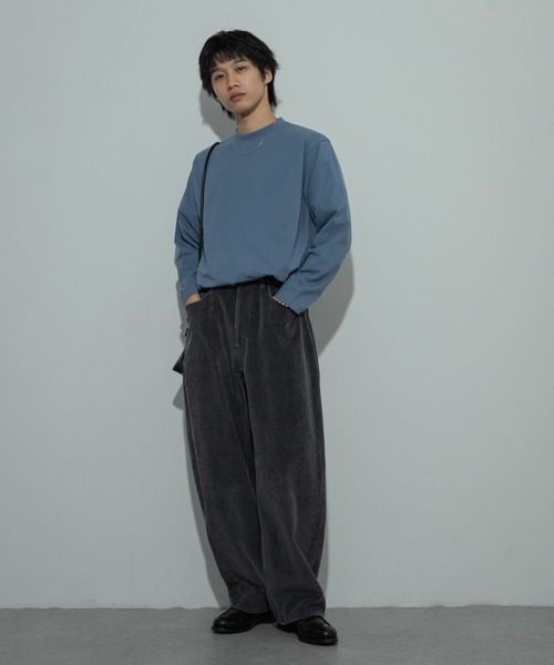 SENSE OF PLACE by URBAN RESEARCH（センスオブプレイスバイアーバンリサーチ）の「standard ロングスリーブカットソー（Tシャツ/カットソー・メンズ・ホワイト/イエロー/ブルー・MEDIUM/LARGE）」の17枚目の写真