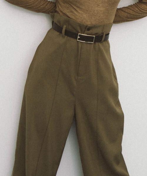 HANNE(アン)の「ピンタックハイウエストパンツ(その他パンツ・レディース・ブラック/カーキ/グレー・FREE/SMALL)」の19枚目の写真