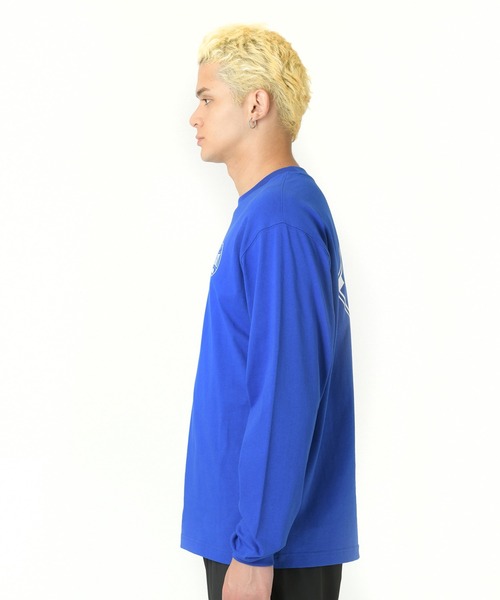 NEW BALANCE（ニューバランス）の「ダイアモンドアスレチックス　ロングスリーブTシャツ（Tシャツ/カットソー・メンズ・ホワイト/ブルー・SMALL/MEDIUM/LARGE/X-LARGE/XX-LARGE）」の6枚目の写真