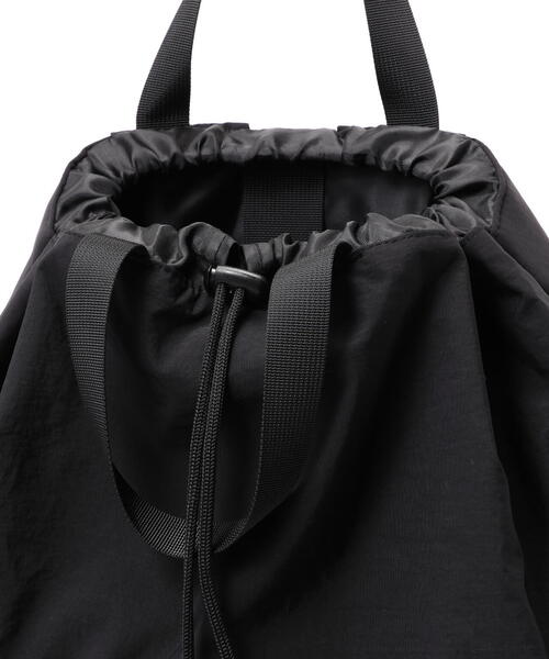 PACKING（パッキング）の「PACKING/パッキング/LIGHT LIGHT NYLON OXFORD NAP BACK PACK/ナイロンオックスフォード ナップバックパック/PA-045（バックパック/リュック・メンズ・ブラック・F）」の20枚目の写真