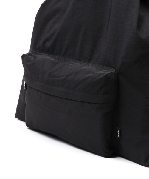 PACKING（パッキング）の「PACKING/パッキング/LIGHT LIGHT NYLON OXFORD NAP BACK PACK/ナイロンオックスフォード ナップバックパック/PA-045（バックパック/リュック・メンズ・ブラック・F）」の21枚目の写真