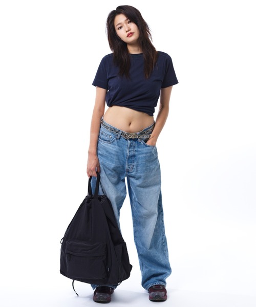 PACKING（パッキング）の「PACKING/パッキング/LIGHT LIGHT NYLON OXFORD NAP BACK PACK/ナイロンオックスフォード ナップバックパック/PA-045（バックパック/リュック・メンズ・ブラック・F）」の3枚目の写真