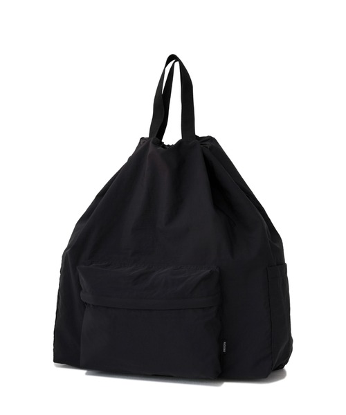 PACKING（パッキング）の「PACKING/パッキング/LIGHT LIGHT NYLON OXFORD NAP BACK PACK/ナイロンオックスフォード ナップバックパック/PA-045（バックパック/リュック・メンズ・ブラック・F）」の12枚目の写真