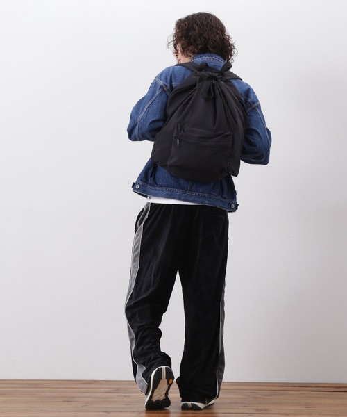 PACKING（パッキング）の「PACKING/パッキング/LIGHT LIGHT NYLON OXFORD NAP BACK PACK/ナイロンオックスフォード ナップバックパック/PA-045（バックパック/リュック・メンズ・ブラック・F）」の13枚目の写真