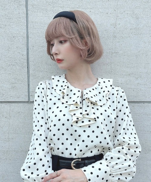 F i.n.t(フィント)の「クラシックアソートカチューシャ/F&A/fint フィント(カチューシャ・レディース・グレー/ブラック×ブラック/アイボリー/ブラック/ピンク・FREE)」の12枚目の写真