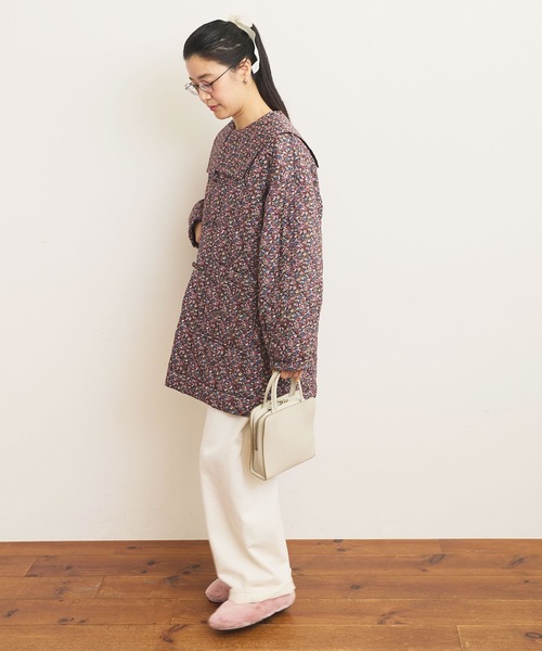 fig Ｌondon（フィグロンドン）の「Dorothy quilting coat（その他アウター・レディース・グリーン/ボルドー・FREE）」の12枚目の写真