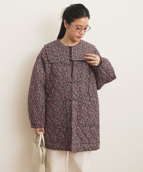 fig london キルティングワンピース fig London（フィグロンドン）の「BOY LINEN OP（ワンピース