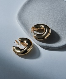 MAISON BREEZE reveur（メゾンブリーズレヴール）の「【MAISON BREEZE reveur】ニュアンスフープピアス L TTF4028（ピアス（両耳用））」